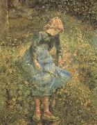 Camille Pissarro The Shepherdess oil painting reproduction